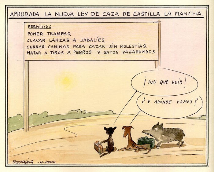 Ley de caza en Castilla-La Mancha (Paco Catalán)