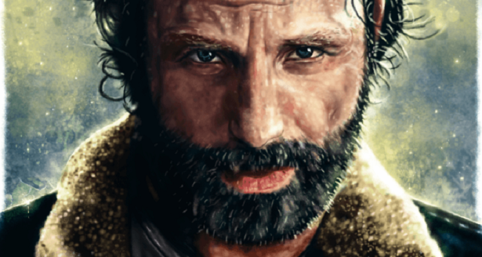 Rick Grimes (dibujo), por p1xer; pueden verse otros trabajos en Nuvango.