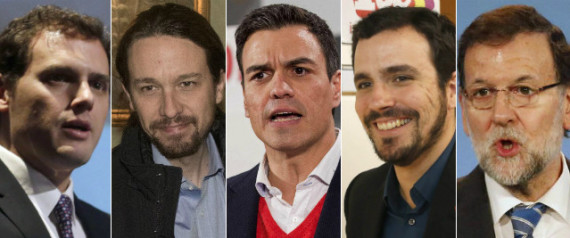Principales candidatos de las Elecciones Generales 2015 (España)