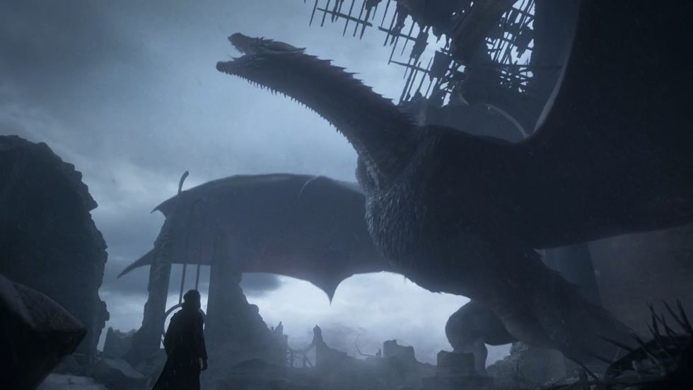 Drogon y Jon